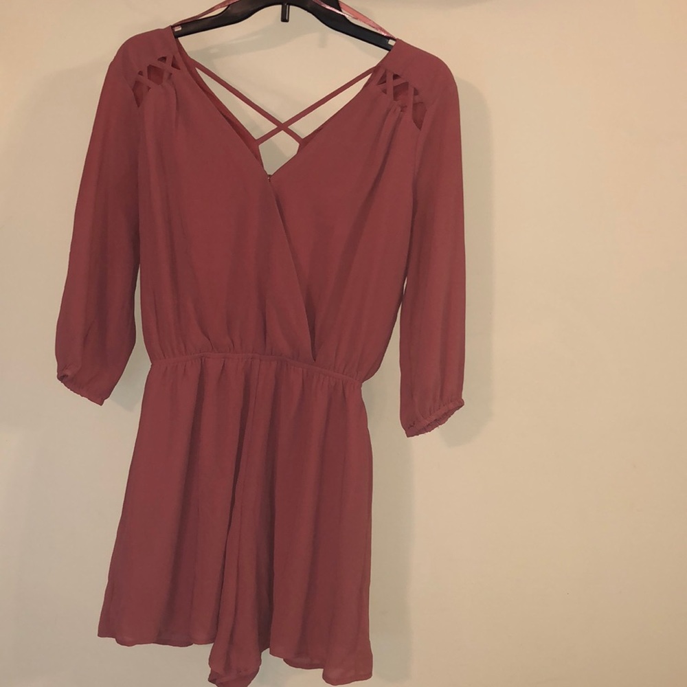 Pink romper